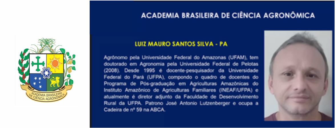 Docente da UFPA é novo membro da Academia Brasileira de Ciência Agronômica (ABCA) 